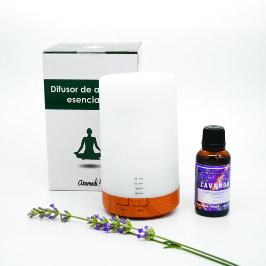 Difusor + aceite esencial de lavanda