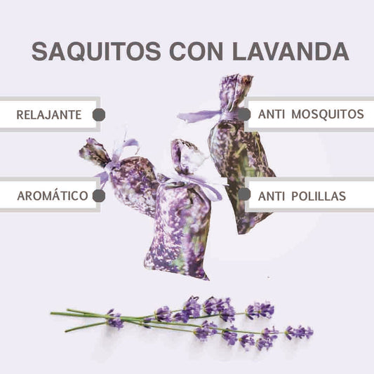 Paquete con 25 Saquitos de Lavanda