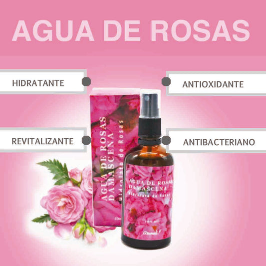 Agua de Rosas Damascenas 100 ml