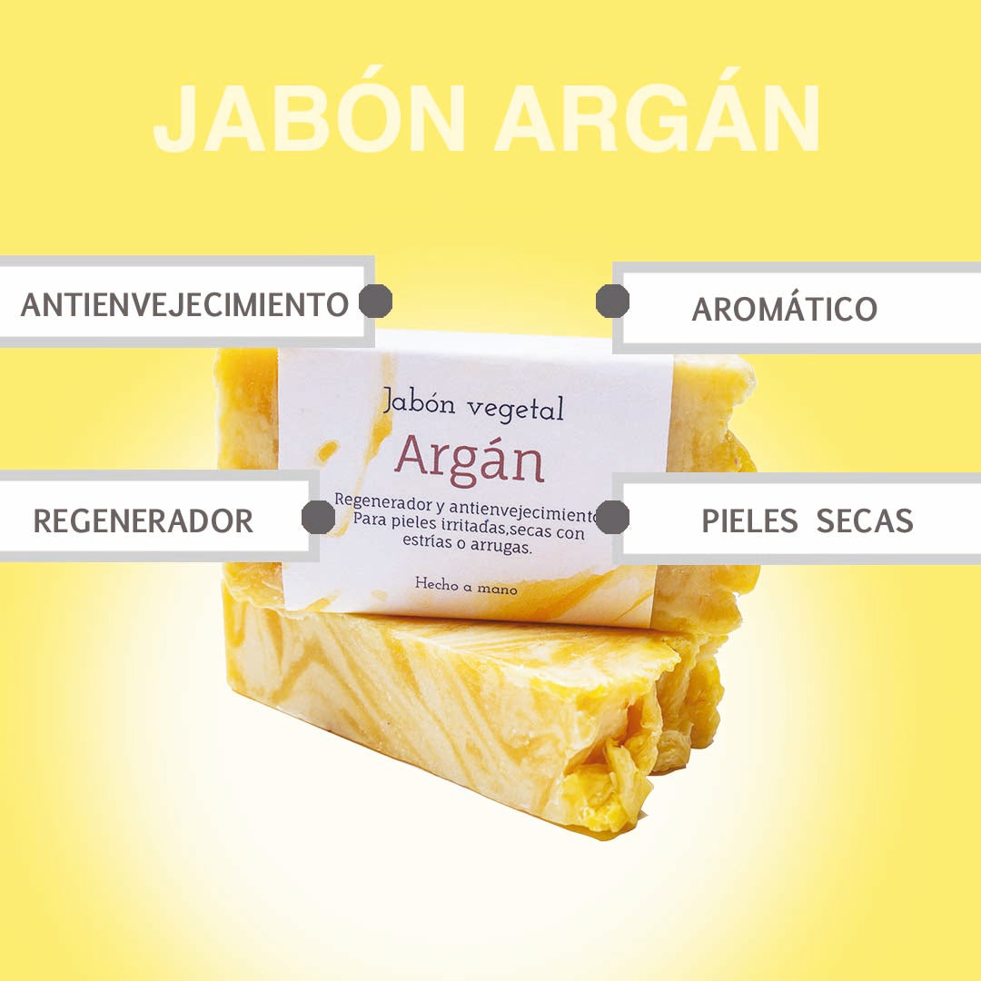 Pastilla Jabón artesano aceite de Argán