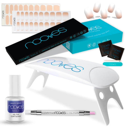 Starter Kit Beauty Nude - Pack de Iniciación con Top Coat - Powder Blush - Nude Baby Boomer