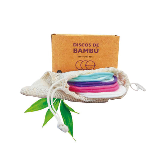 Discos de Bambú Reutilizables