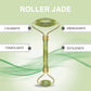 Rodillo facial de jade Verde