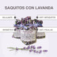 3 Saquitos de Lavanda para armarios