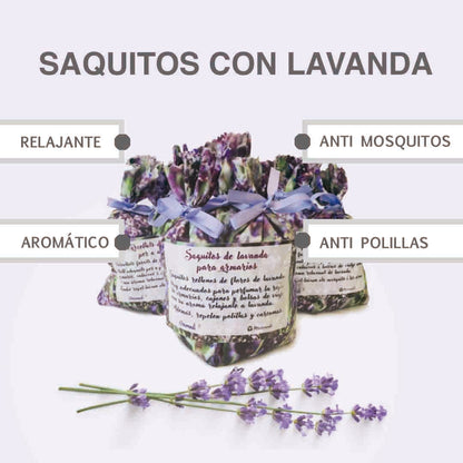 Saquitos de Lavanda para Armarios