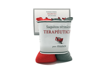 Dos Cojines Calienta-Manos de Trigo