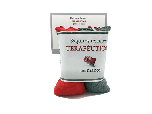 Dos Cojines Calienta-Manos de Trigo